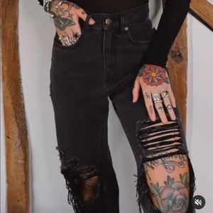 Retrofete black Maggy jeans